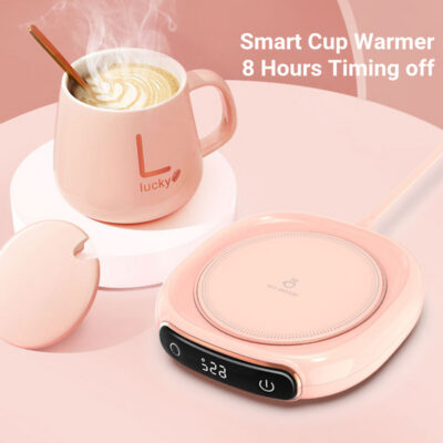 Calentador de Tazas Eléctrico Inteligente: Posavasos Térmico para Café y Té con Temperatura Constante